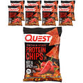 Load image into Gallery viewer, Quest Nutrition Hot &amp; Spicy Tortilla Style Protein Chips - High Protein Low Carb Snack 8-Pack