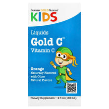 Load image into Gallery viewer, Kids Gold C Liquid Vitamin C Orange Flavor Immune Support Supplement
