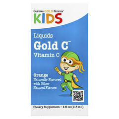 Kids Gold C Liquid Vitamin C Orange Flavor Immune Support Supplement