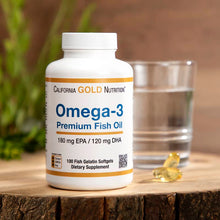 Load image into Gallery viewer, California Gold Nutrition Premium Omega-3 Fish Oil 1100mg EPA/DHA Softgels