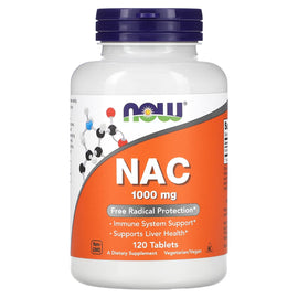 NOW Foods High Potency NAC 1000mg Tablets for Immune & Liver Support