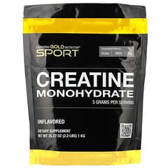 California Gold Nutrition Sport Creatine Monohydrate Powder Unflavored 2.2 lbs