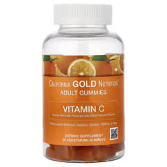 California Gold Nutrition Vitamin C Gummies with Beta-Carotene for Immune Support