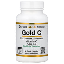 Load image into Gallery viewer, California Gold Nutrition Gold C® USP Grade Vitamin C 1000mg Veggie Capsules