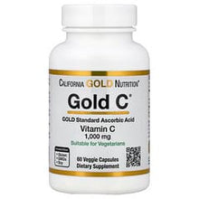 Load image into Gallery viewer, California Gold Nutrition Gold C® USP Grade Vitamin C 1000mg Veggie Capsules