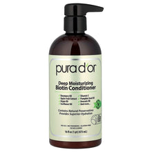 Load image into Gallery viewer, Pura D&#39;or Deep Moisturizing Biotin Conditioner for Healthy Hair Growth, 16 fl oz