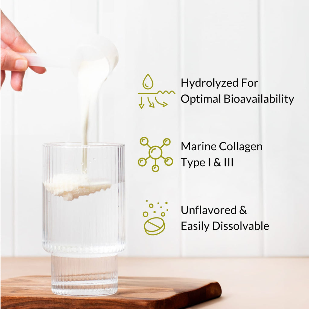 California Gold Nutrition CollagenUP Unflavored Hydrolyzed Marine Collagen Peptides Powder