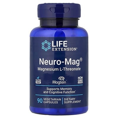 Life Extension Neuro-Mag Magnesium L-Threonate: Brain Health & Memory Support