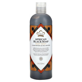Nubian Heritage African Black Soap Body Wash: Cleansing, Balancing, Soothing for Dry Skin