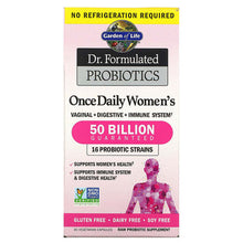 Load image into Gallery viewer, Garden of Life Dr. Formulated Women&#39;s Probiotics, 50 Billion CFU, 30 Capsules Daily