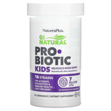 NaturesPlus GI Natural Kids' Probiotic Chewables, 7 Billion CFU, Mixed Berry Flavor
