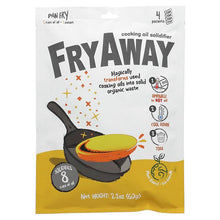 Load image into Gallery viewer, FryAway Pan Fry Plant-Based Cooking Oil Solidifier 4 Packets 2.1oz