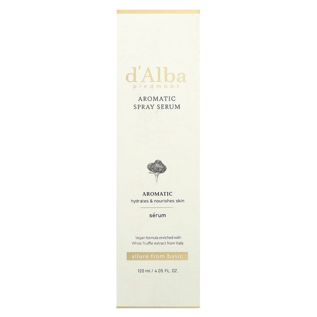 d'Alba Aromatic White Truffle Hydrating Nourishing Vegan Face Spray Serum Mist