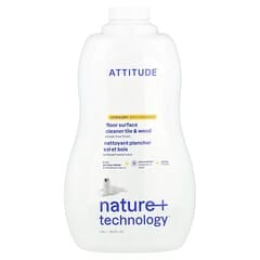 ATTITUDE Natural Citrus Zest Floor Surface Cleaner Tile and Wood