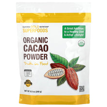 Load image into Gallery viewer, Premium Organic Cacao Powder Superfood, 8.5 Ounce, Rich Flavor, Antioxidant-Rich