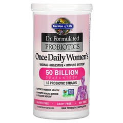 Garden of Life Dr. Formulated Women's Probiotics, 50 Billion CFU, 30 Capsules Daily