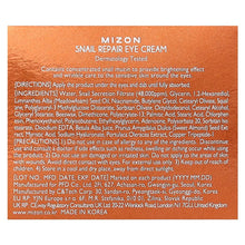 Load image into Gallery viewer, Mizon Snail Repair Eye Cream: Advanced Multi-Function Formula for Youthful Eyes
