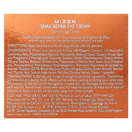Mizon Snail Repair Eye Cream: Advanced Multi-Function Formula for Youthful Eyes
