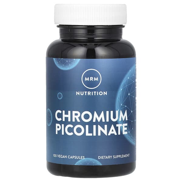 MRM Nutrition Chromium Picolinate 200mcg Vegan Capsules Metabolism Support