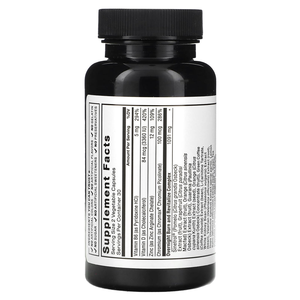 Force Factor LeanFire PM Nighttime Fat Burner for Restful Sleep & Metabolism