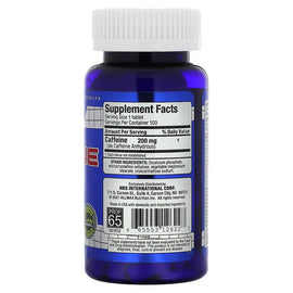 ALLMAX Essentials High-Potency Caffeine Tablets 200mg for Energy & Focus, 100 Count