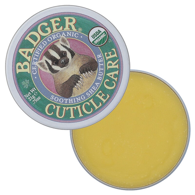 Badger Organic Soothing Shea Butter Cuticle Care Balm - 0.75 oz