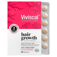 Load image into Gallery viewer, Viviscal Clinically Proven Marine Collagen Hair Growth Supplement for Thicker Hair