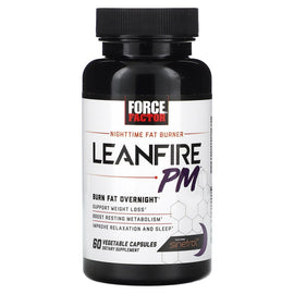 Force Factor LeanFire PM Nighttime Fat Burner for Restful Sleep & Metabolism
