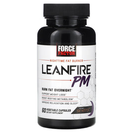 Force Factor LeanFire PM Nighttime Fat Burner for Restful Sleep & Metabolism