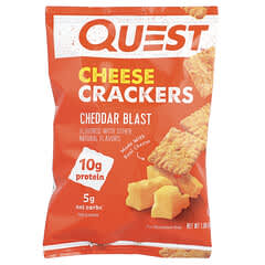 Quest Nutrition Cheddar Blast Protein Cheese Crackers - 4-Pack Low Carb Snack