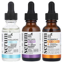 artnaturals Advanced Skin Care Serum Trio Set: Hyaluronic, Retinol, Vitamin C
