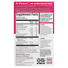 Viviscal Clinically Proven Marine Collagen Hair Growth Supplement for Thicker Hair