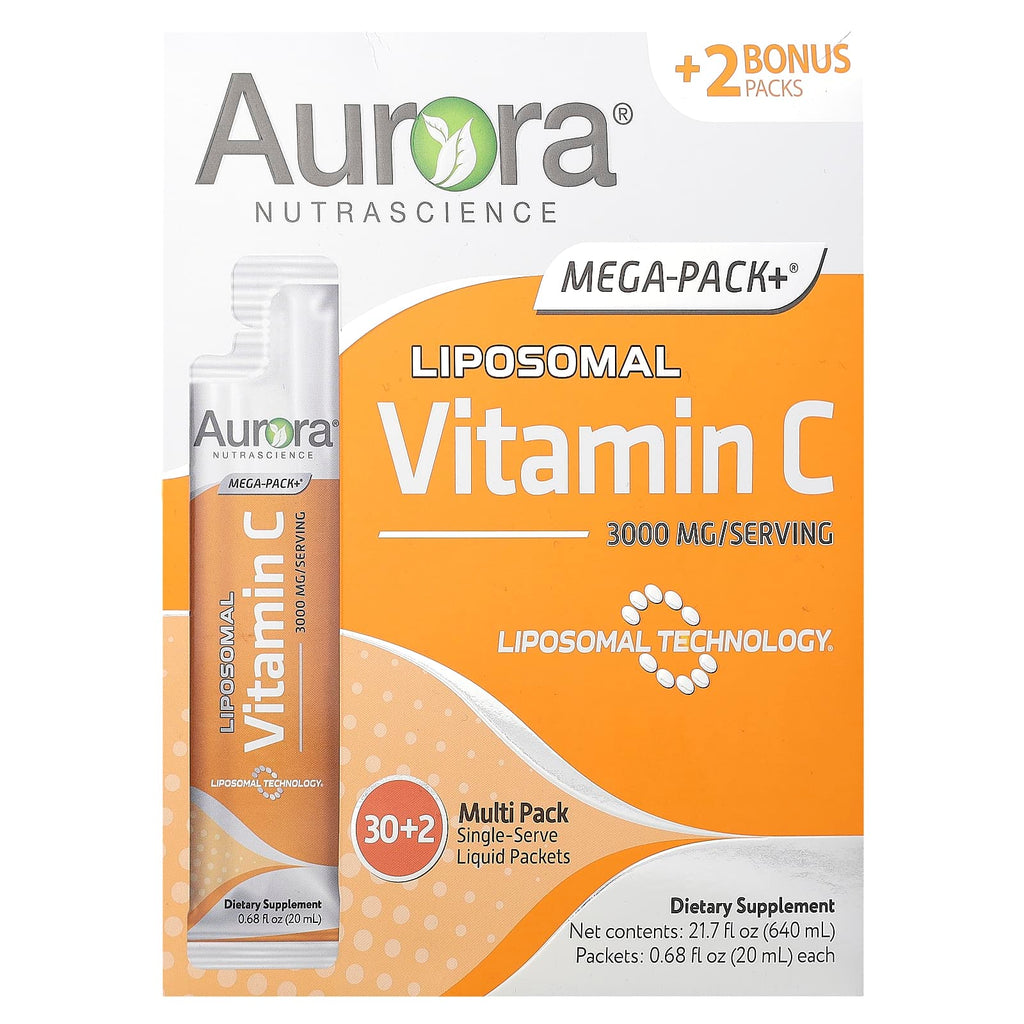 Advanced Liposomal Vitamin C 1000mg Daily Immune Support Liquid Packs 32 Servings