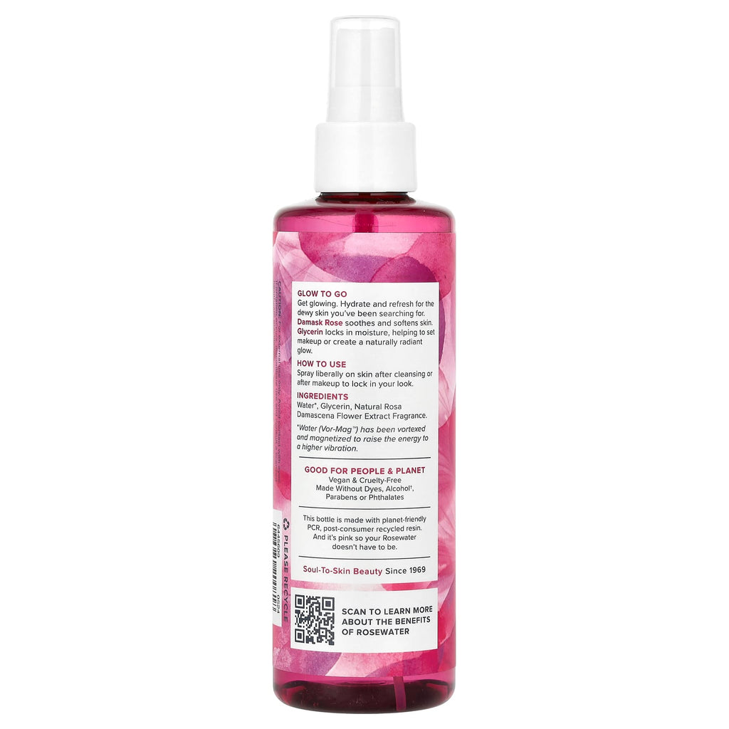 Heritage Store Rosewater & Glycerin Hydrating Facial Mist for Radiant, Refreshed Skin