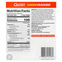 Load image into Gallery viewer, Quest Nutrition Cheddar Blast Protein Cheese Crackers - 4-Pack Low Carb Snack