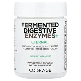 Codeage Fermented Digestive Enzymes+ for Optimal Gut Health - 90 Vegetable Capsules