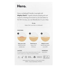 Load image into Gallery viewer, Hero Cosmetics Mighty Patch Original Hydrocolloid Acne Pimple Patches, 36 Count
