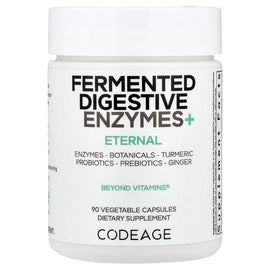 Codeage Fermented Digestive Enzymes+ for Optimal Gut Health - 90 Vegetable Capsules