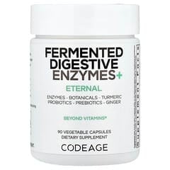 Codeage Fermented Digestive Enzymes+ for Optimal Gut Health - 90 Vegetable Capsules