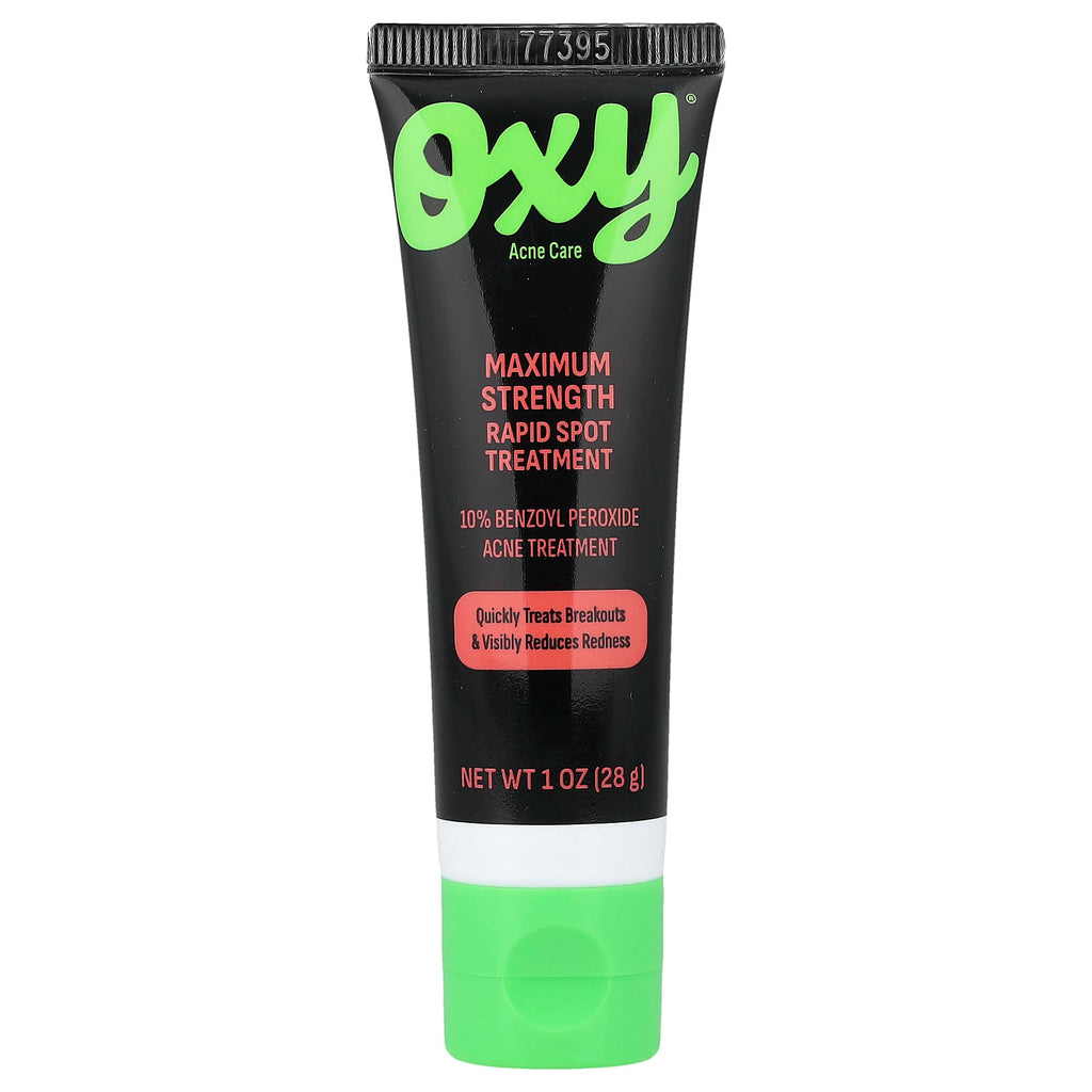 Oxy Maximum Strength Rapid Acne Spot Treatment, 10% Benzoyl Peroxide, 1 oz