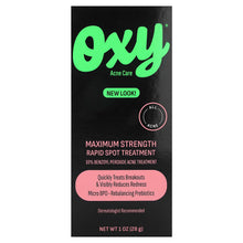 Load image into Gallery viewer, Oxy Maximum Strength Rapid Acne Spot Treatment, 10% Benzoyl Peroxide, 1 oz