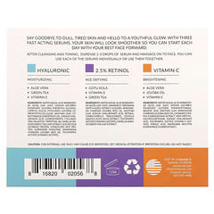 artnaturals Advanced Skin Care Serum Trio Set: Hyaluronic, Retinol, Vitamin C