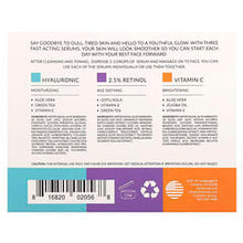 Load image into Gallery viewer, artnaturals Advanced Skin Care Serum Trio Set: Hyaluronic, Retinol, Vitamin C