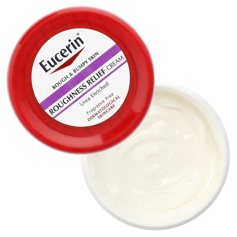Eucerin Roughness Relief Cream: Fragrance-Free 16oz for Dry, Bumpy Skin