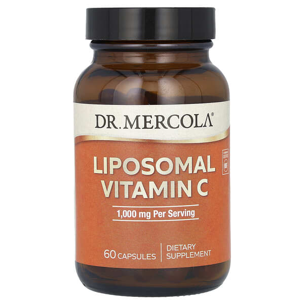 Dr. Mercola Liposomal Vitamin C: High-Absorption 500mg Capsules for Immune Support