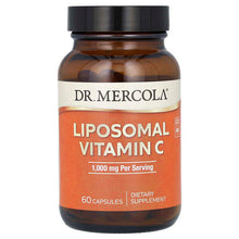 Load image into Gallery viewer, Dr. Mercola Liposomal Vitamin C: High-Absorption 500mg Capsules for Immune Support