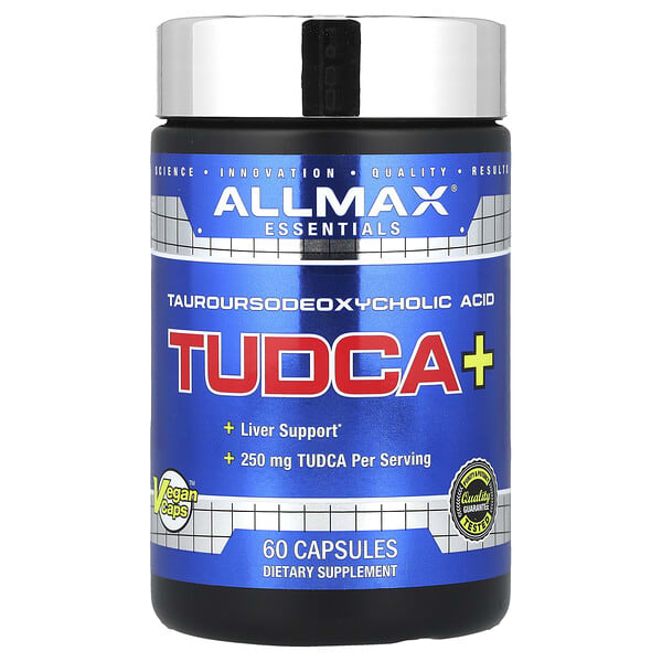 ALLMAX TUDCA+ 250mg 60 Capsules: Advanced Liver Support Formula for Optimal Health
