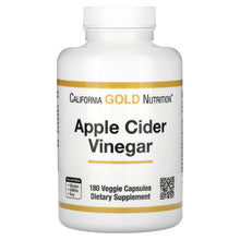 Load image into Gallery viewer, California Gold Nutrition Apple Cider Vinegar 450mg Veggie Capsules Digestive Support