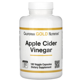 California Gold Nutrition Apple Cider Vinegar 450mg Veggie Capsules Digestive Support