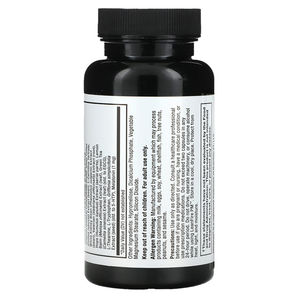 Force Factor LeanFire PM Nighttime Fat Burner for Restful Sleep & Metabolism